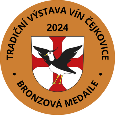 Tradiční výstava vín Čejkovice 2024 - bronzová medaile